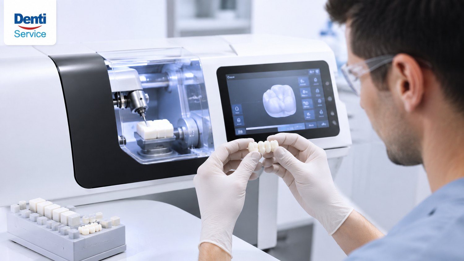 Tehnologie CAD CAM pentru coroane și lucrări protetice – Denti Service Bacău