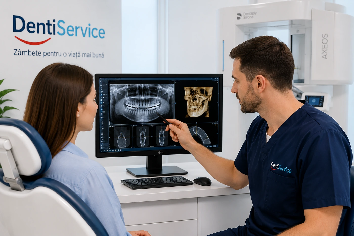 Planificarea tratamentului cu implant dentar folosind CBCT 3D