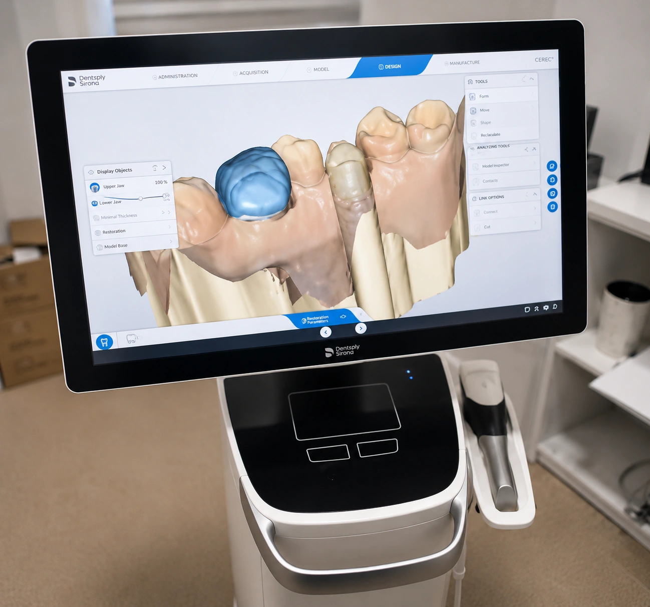 Sistem CEREC cu modelare digitală 3D pentru protetică dentară – Denti Service Bacău