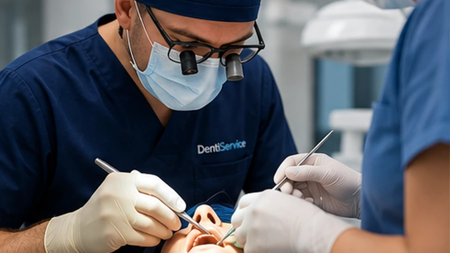 Inserarea implantului dentar în cadrul tratamentului implantologic