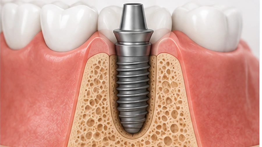 Osteointegrarea implantului dentar în os
